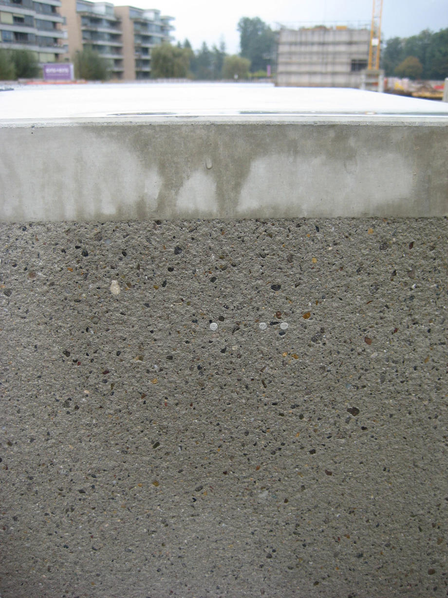 Detail Oberfläche Betonelemente