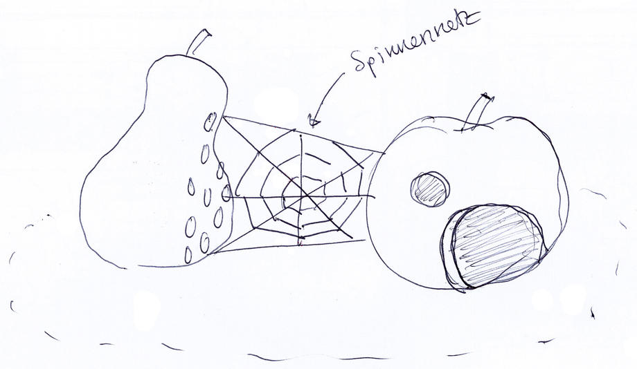 Ideenskizze Spielplatz "Apfel+Birne" als Vorgabe