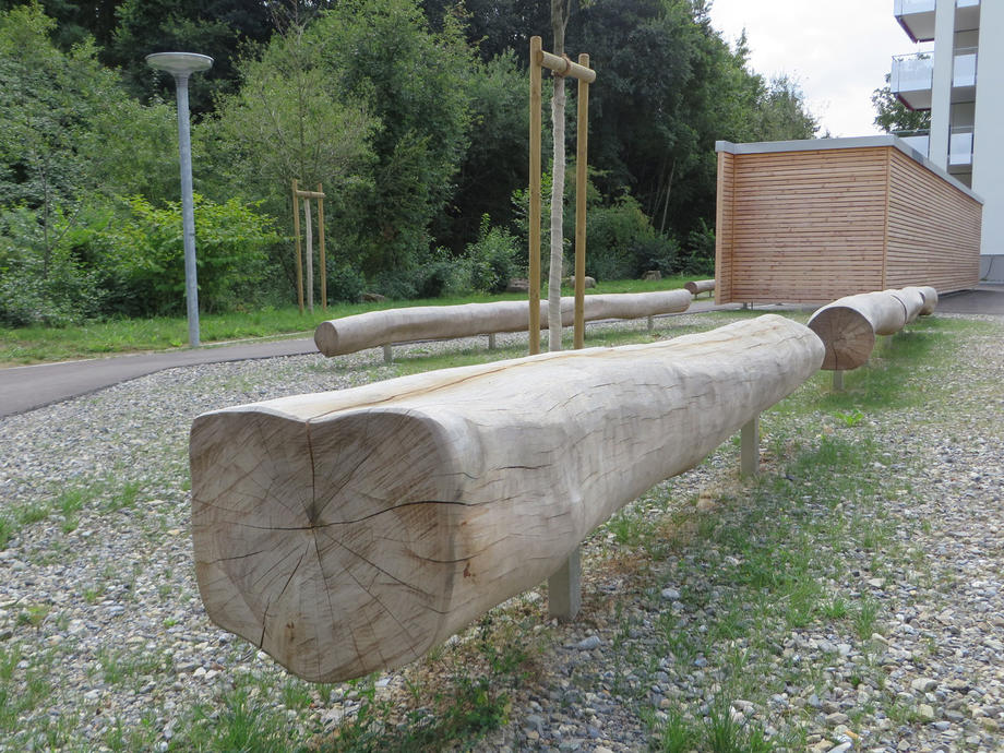 die Elemente verhindern unkontrolliertes Parkieren
