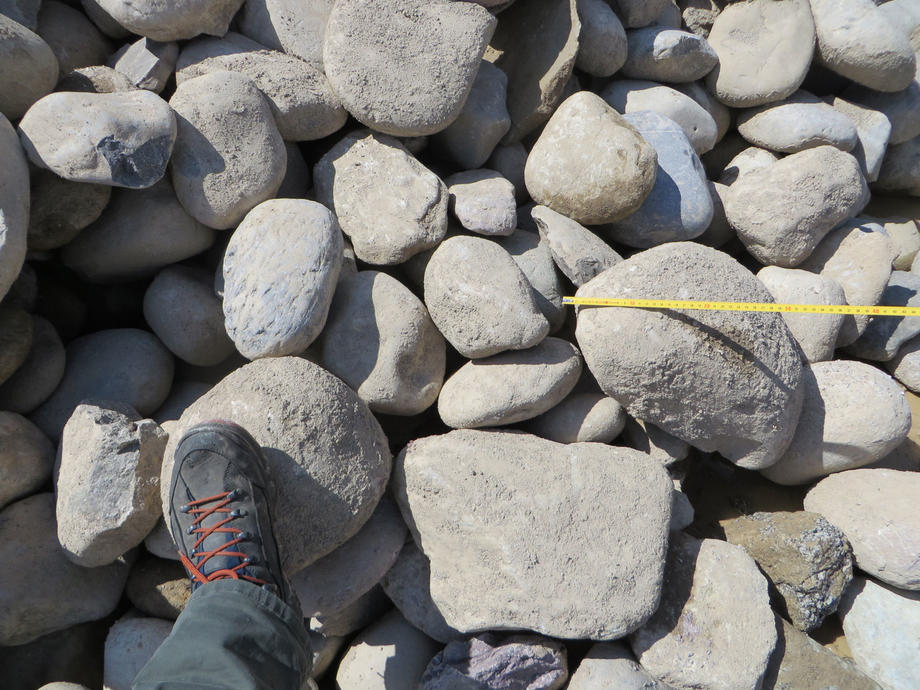 Recherche Bollensteine im Kieswerk