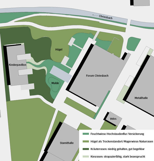 Situationsplan mit Typologie der Ansaaten